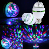 MOS Boogaloo RGB 3W LED Full color rotating lamp - E27 Screw in