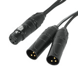 Connex YXMXF Pro XLR Y-Split Female to Twin Female