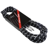 Artist Guitars FB15 15ft (4.5m) Fat Boy Braided Guitar Cable/Lead