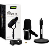 Motiv MV7+ Microphone Bundle MV7+ Podcast Mic with Stand; Black