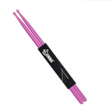 GLOW IN THE DARK DRUMSTICKS Pair 5A (Pink)