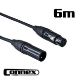 Connex 3 Pin DMX Lighting Cable 6m