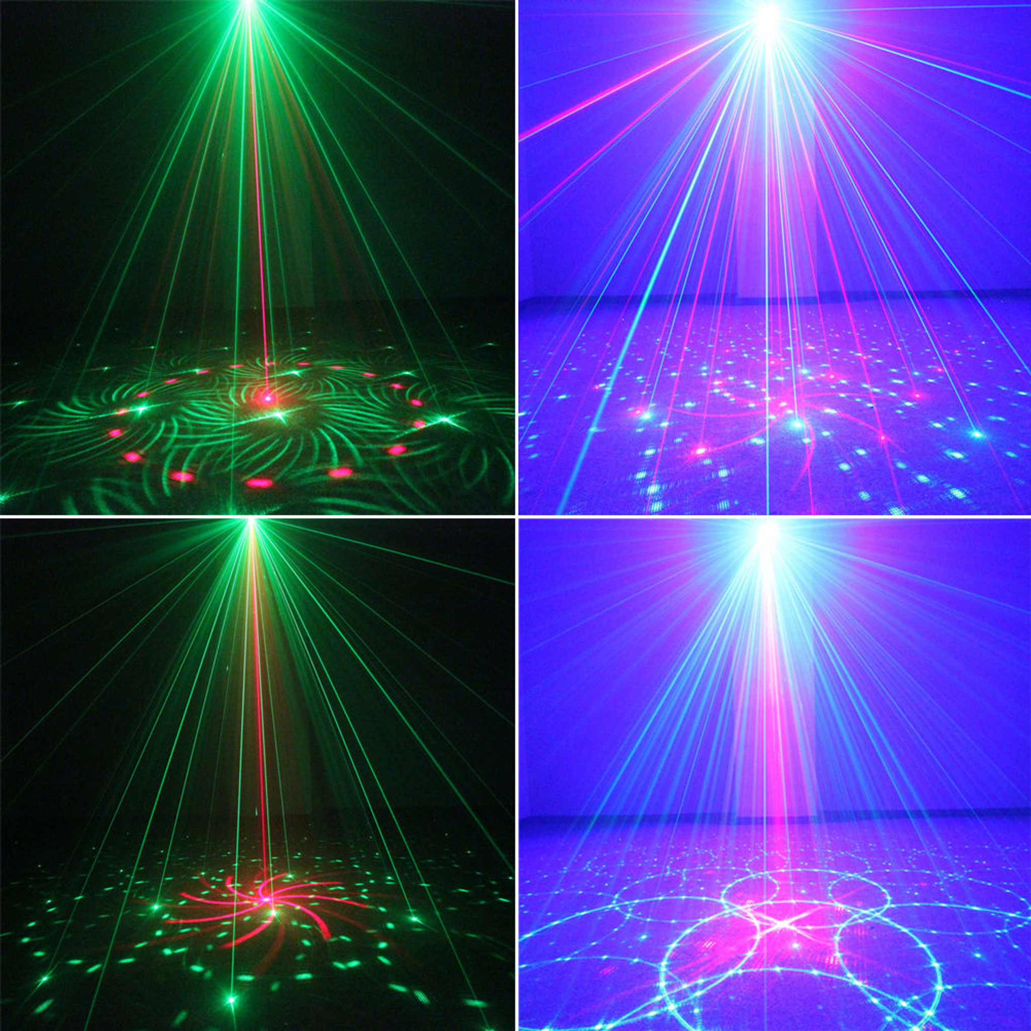 ZH-VBC Disco Light Party Light 6 Eyes Red Green Blue LED Stage