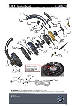AKG K121s Open Back Studio Headphones