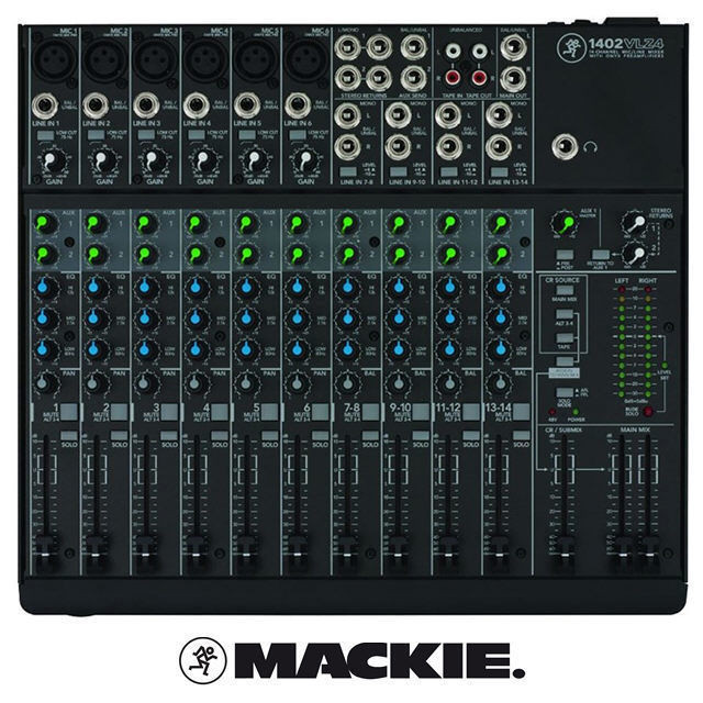 Mackie 1402VLZ4 14-Channel Compact Analogue Mixer