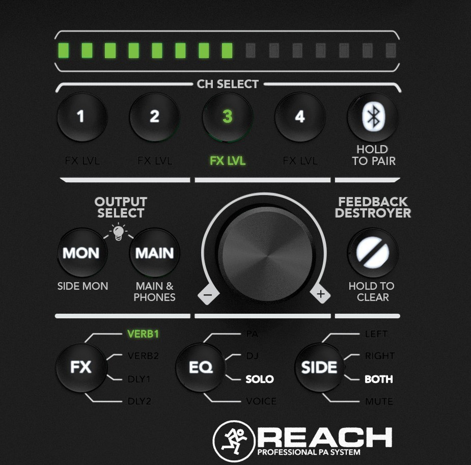 mackie reach professional pa system