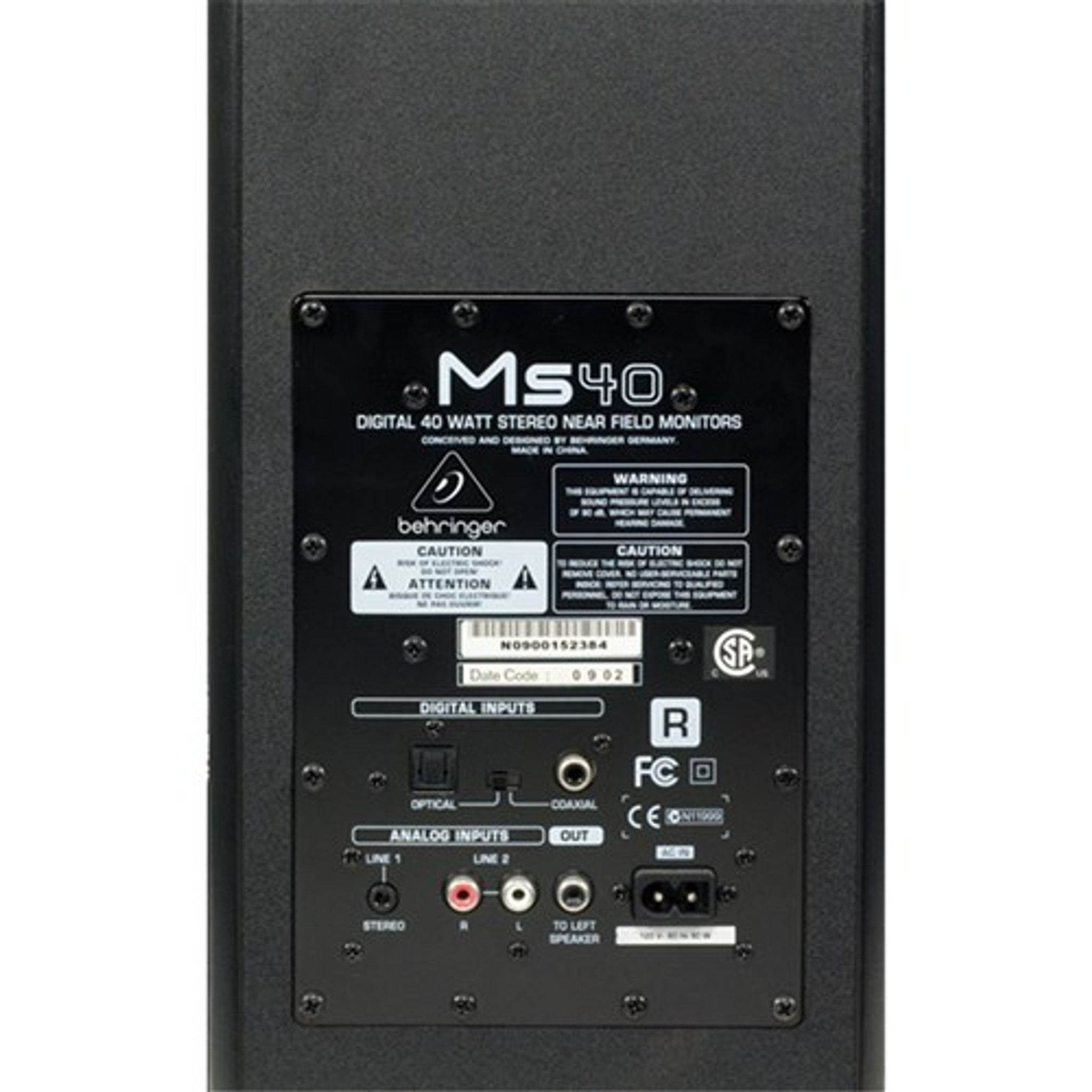 behringer ms40 speakers