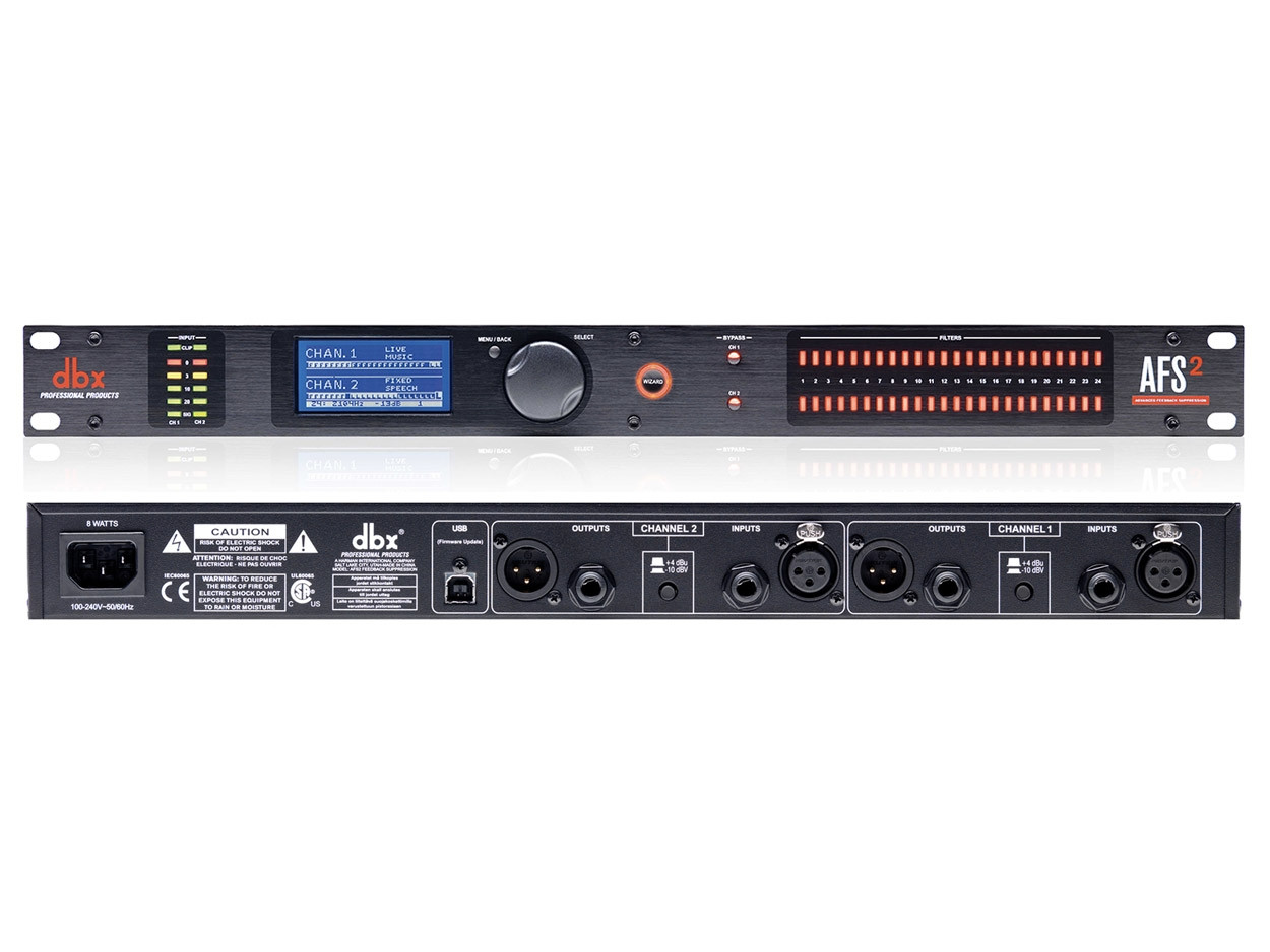 DBX AFS2 Advanced Feedback Suppressor - Music On Stage