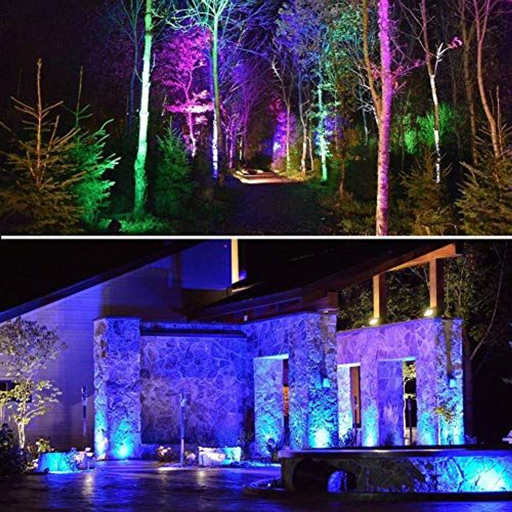 color landscape lighting