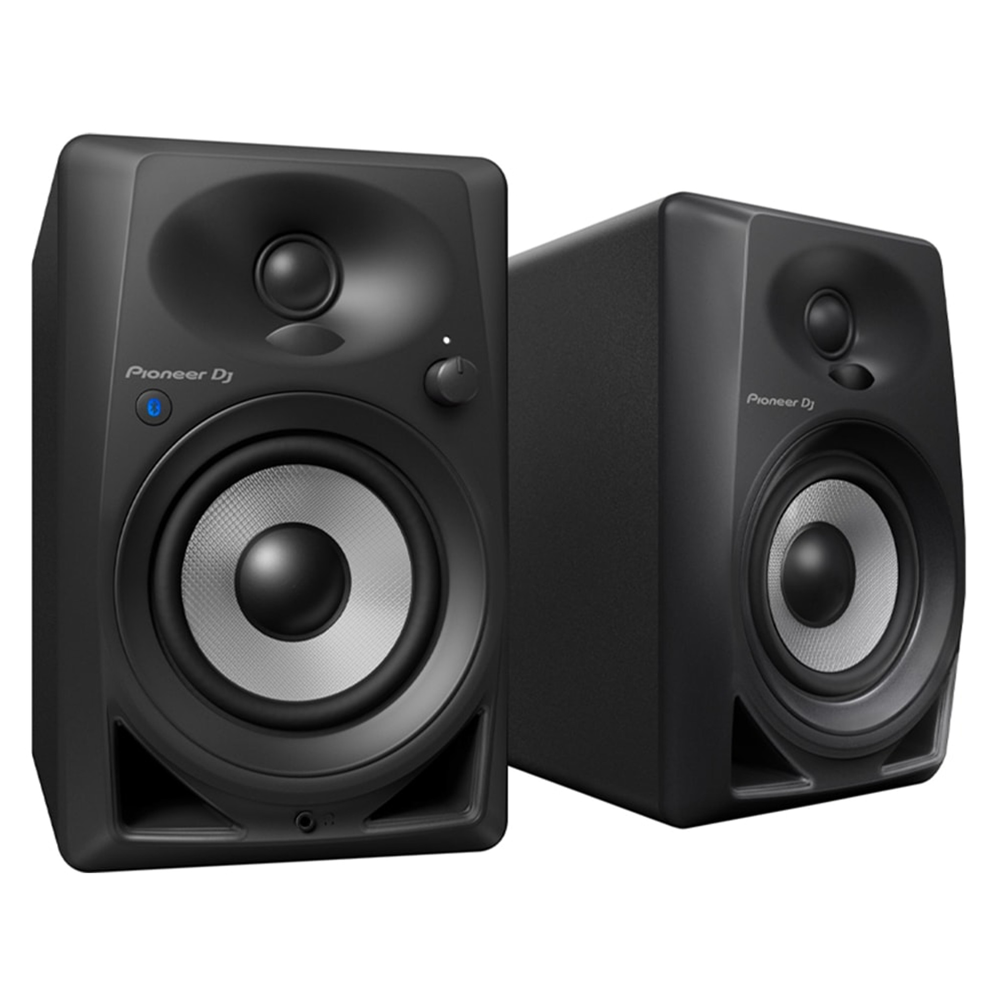 Pioneer DJ DM-40BT Black 4 Inch Monitor Pair Bluetooth - Music On