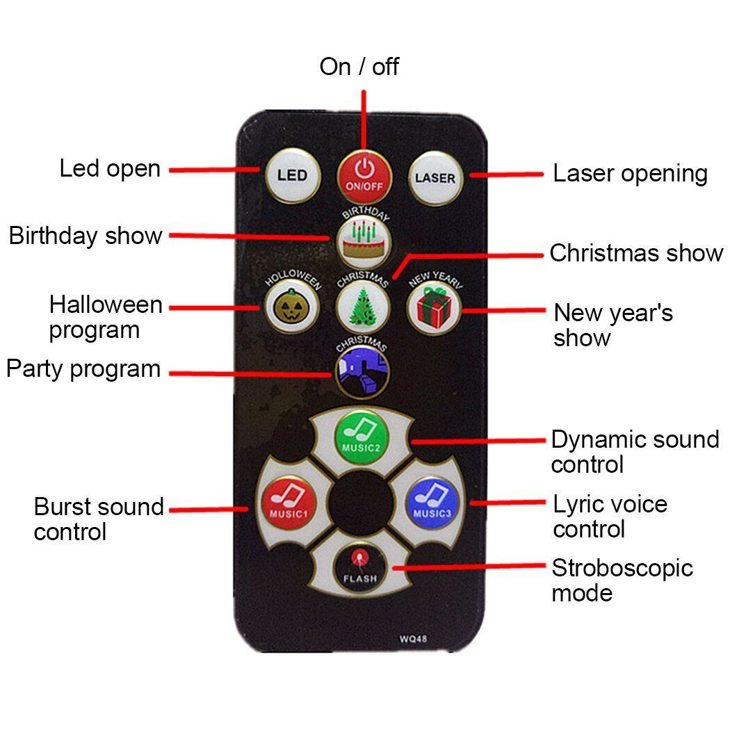 Samurai Led Samurai Dual Sword LED Light 9 colors RGBW / 180 MW Laser - Music On Stage
