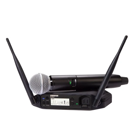 Shure GLXD24 SM58 Wireless Digital Handheld System with receiver and handheld transmitter