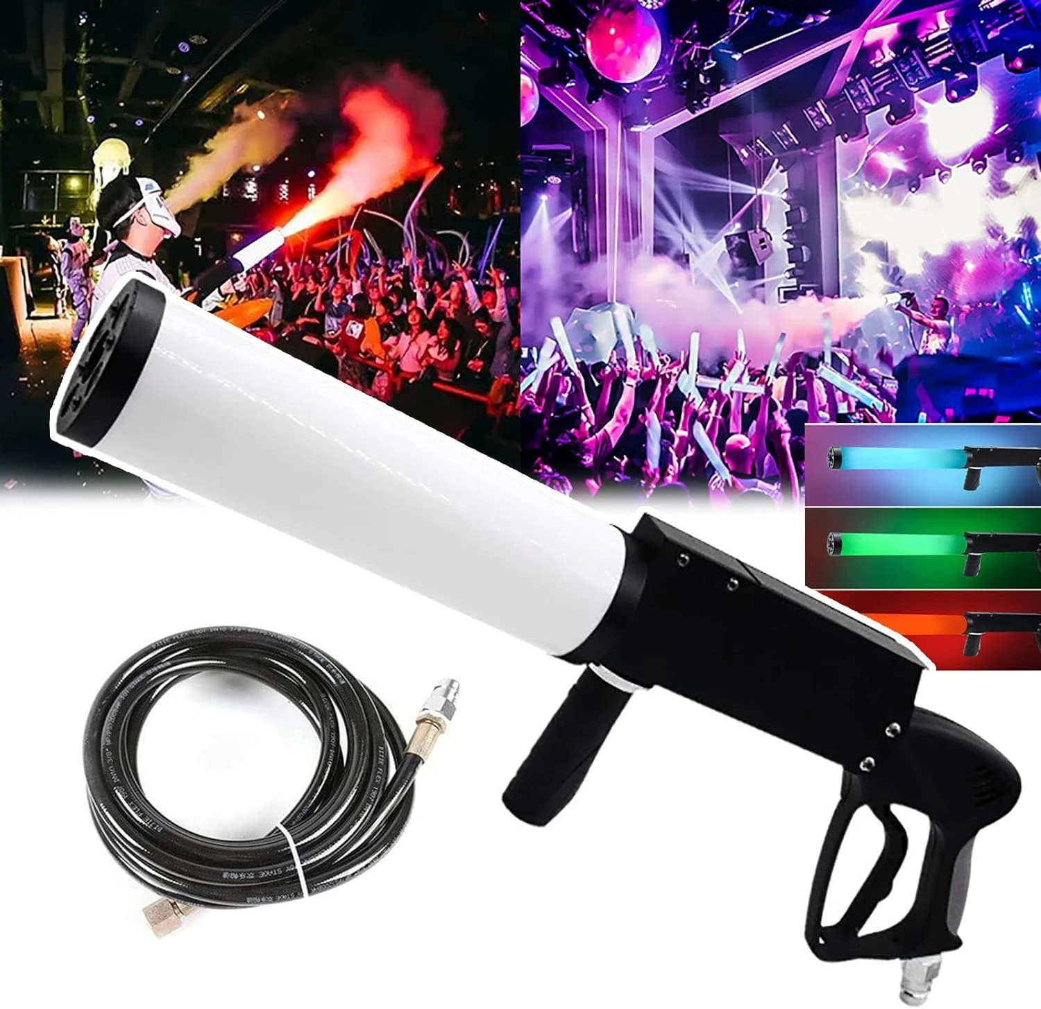 Joy LED01 Handheld CO2 Jet Gun with LED lighting effects