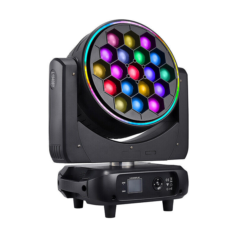 LuminaMotion 1940 LED Moving Head - 19x40W RGBW LED Wash Beam Fixture