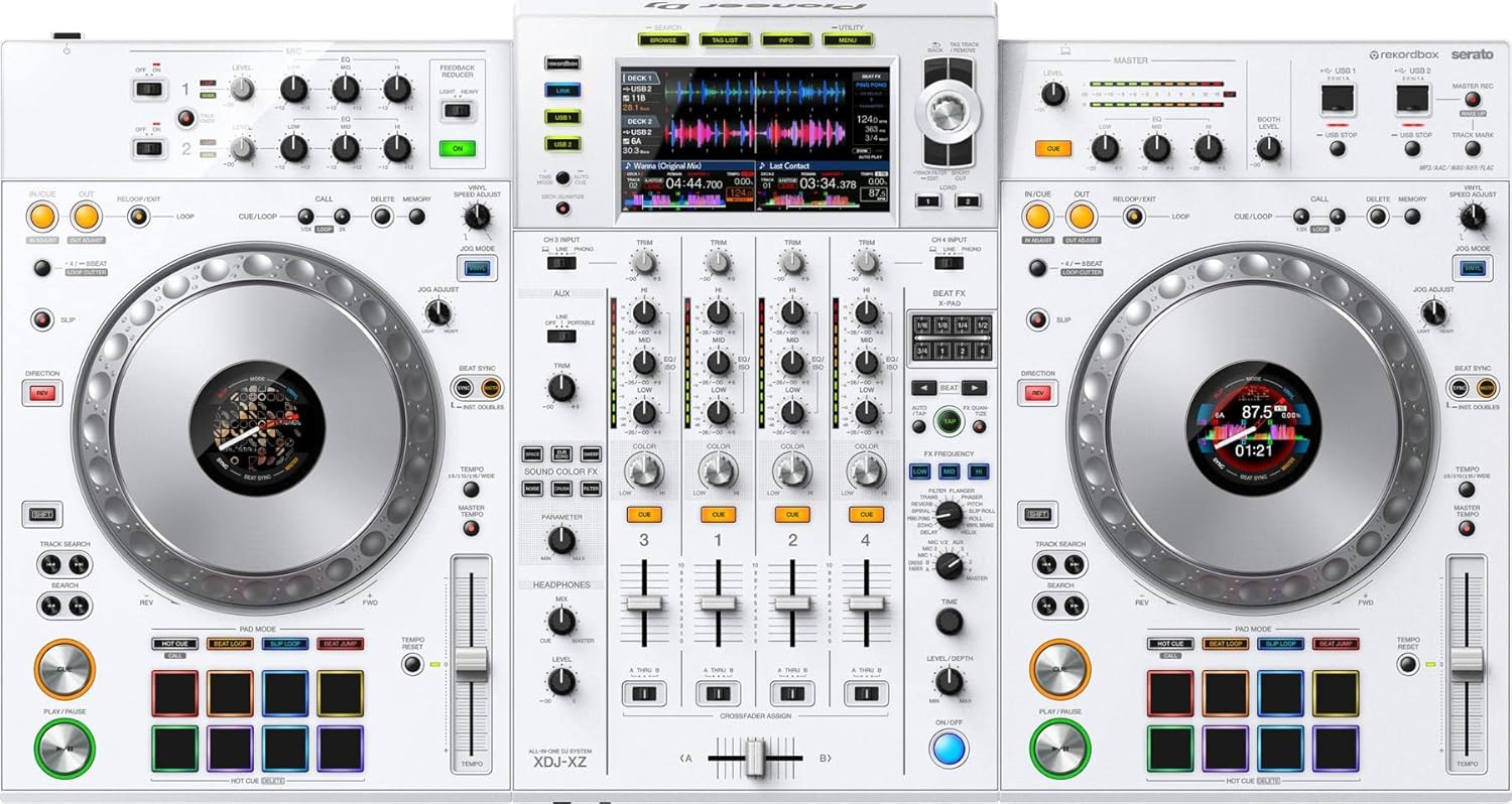 Pioneer XDJ-XZ White Rekordbox and Serato DJ system
