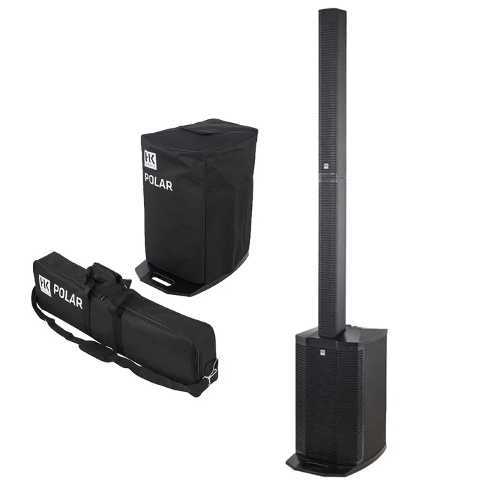 HK Audio Polar 12 column array PA system available for single-speaker hire