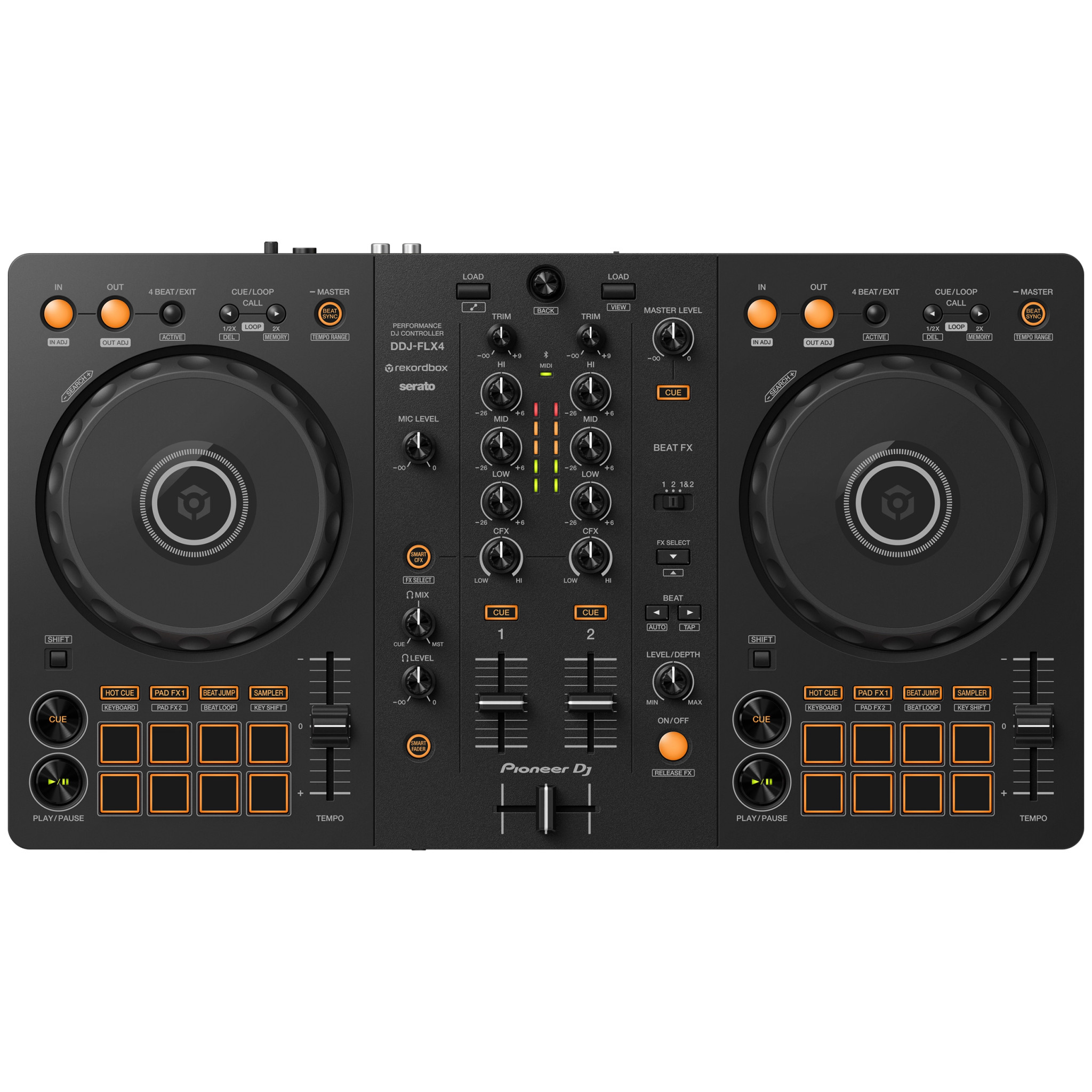 Pioneer DDJ-FLX4 & Sennheiser HD 25 セット DDJ-FLX4 & HD-25 Professional Bundle - Music On Stage