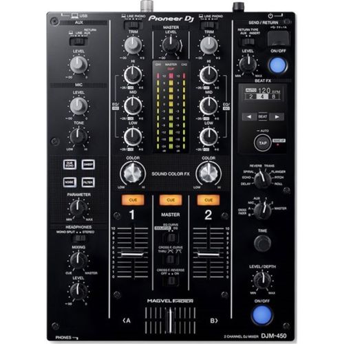 Pioneer DJM450 2-Channel DJ Mixer with Rekordbox DJ & DVS