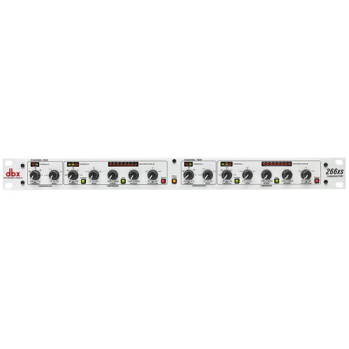 DBX 266XS Compressor / Gate 2 Channel Professional Equipment