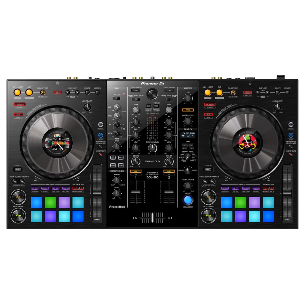 Pioneer DDJ-800 2-Channel Rekordbox DJ Controller - Music On Stage