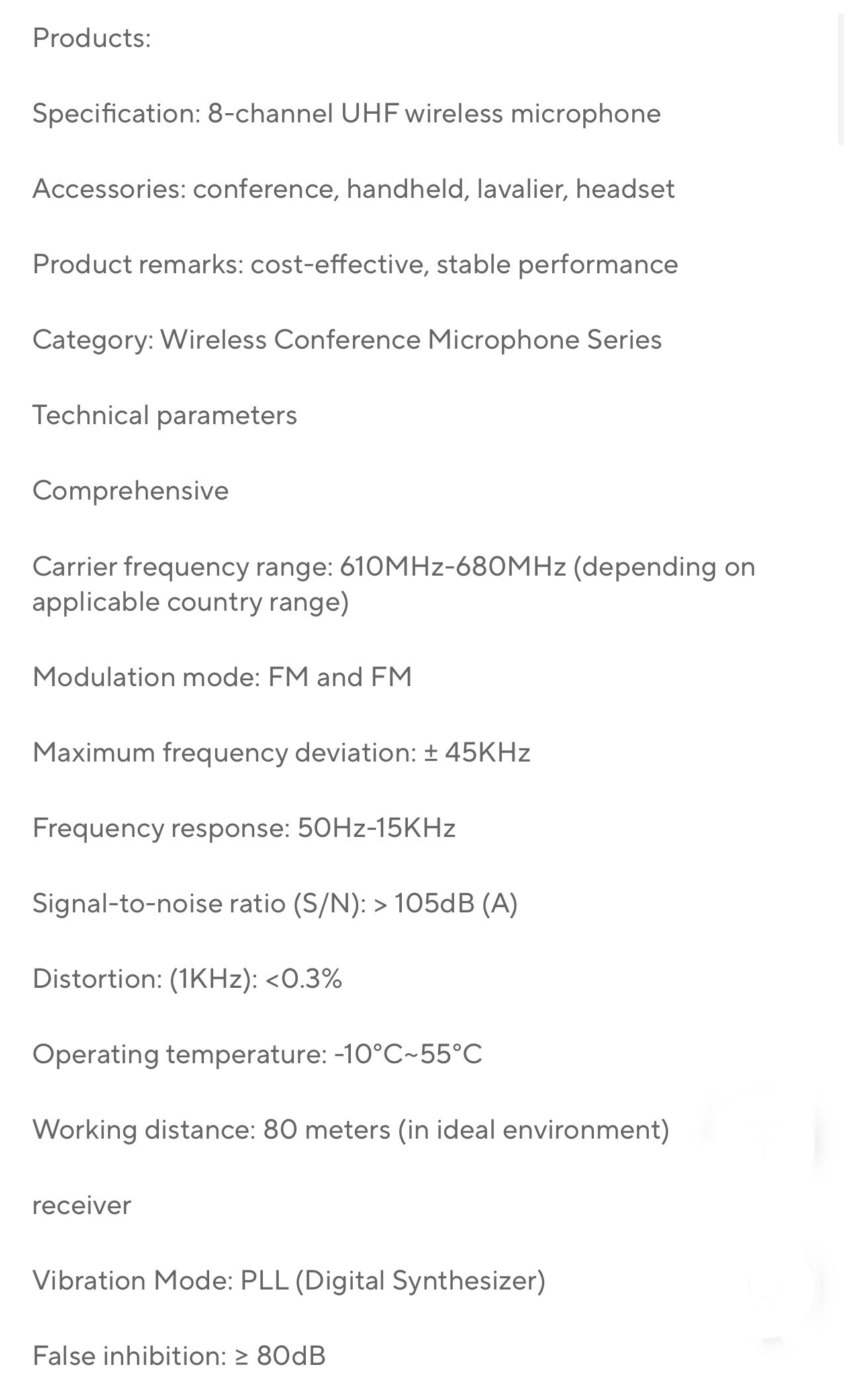 Siketeer Wireless Hand Held Microphone System Professional 4Channel