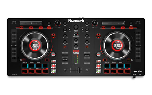 Numark MixTrack Platinum 4-Deck PRO DJ Controller with Serato DJ Intro