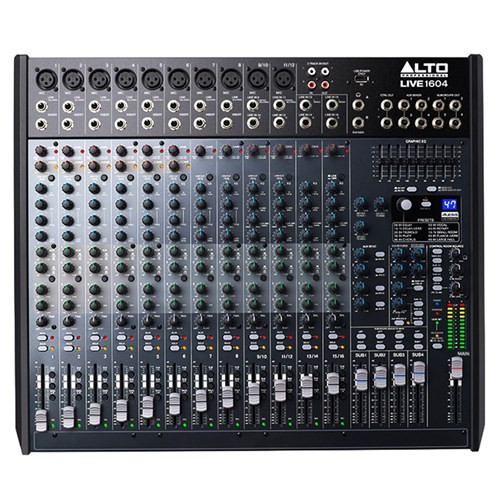ALTO LIVE 1604 USB搭載アナログミキサー 16ch ケース付き Alto Live 1604 Professional 16-Channel 4-Bus Mixer w/ USB