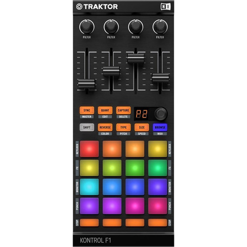 TRAKTOR KONTROL F1 EFFECTS REMIX DJ CONTROLLER - Music On Stage