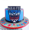 Transformer Birthday Cake 