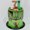 Minecraft Premium Drip Cake – Custom TNT & Creeper Birthday Cake
