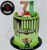 Minecraft Premium Drip Cake – Custom TNT & Creeper Birthday Cake