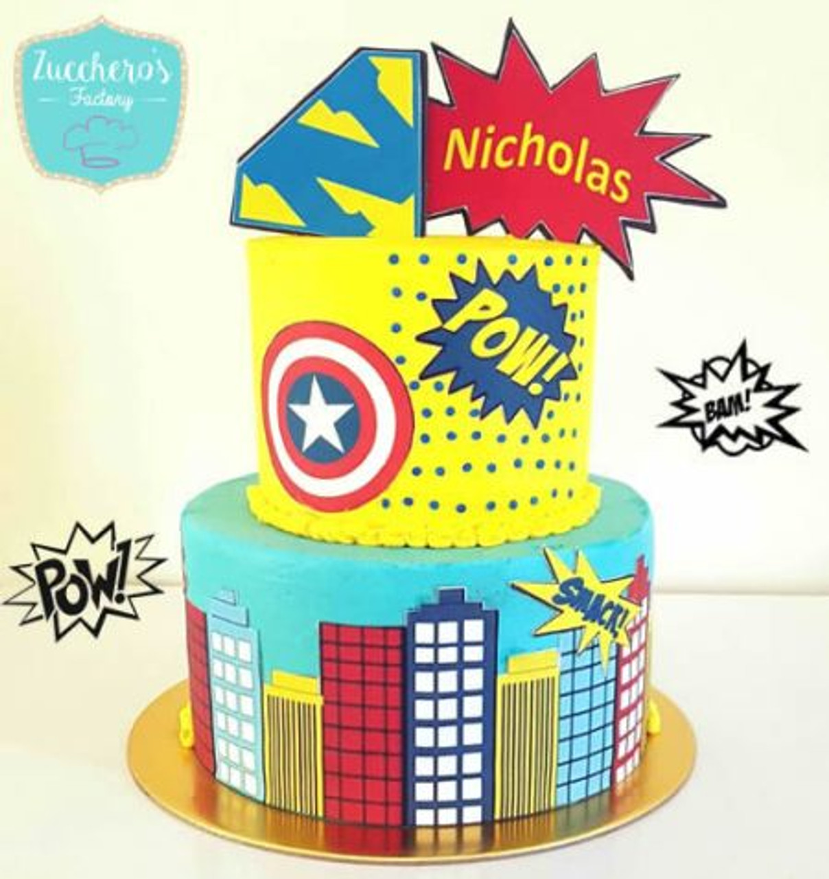 Order Superhero Themed Fondant Cake 5 Kg Online at Best Price, Free  Delivery|IGP Cakes