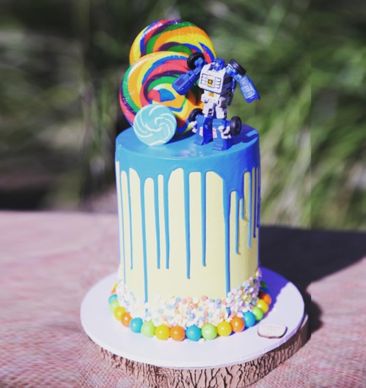 Just Bake Blue Castle Cake