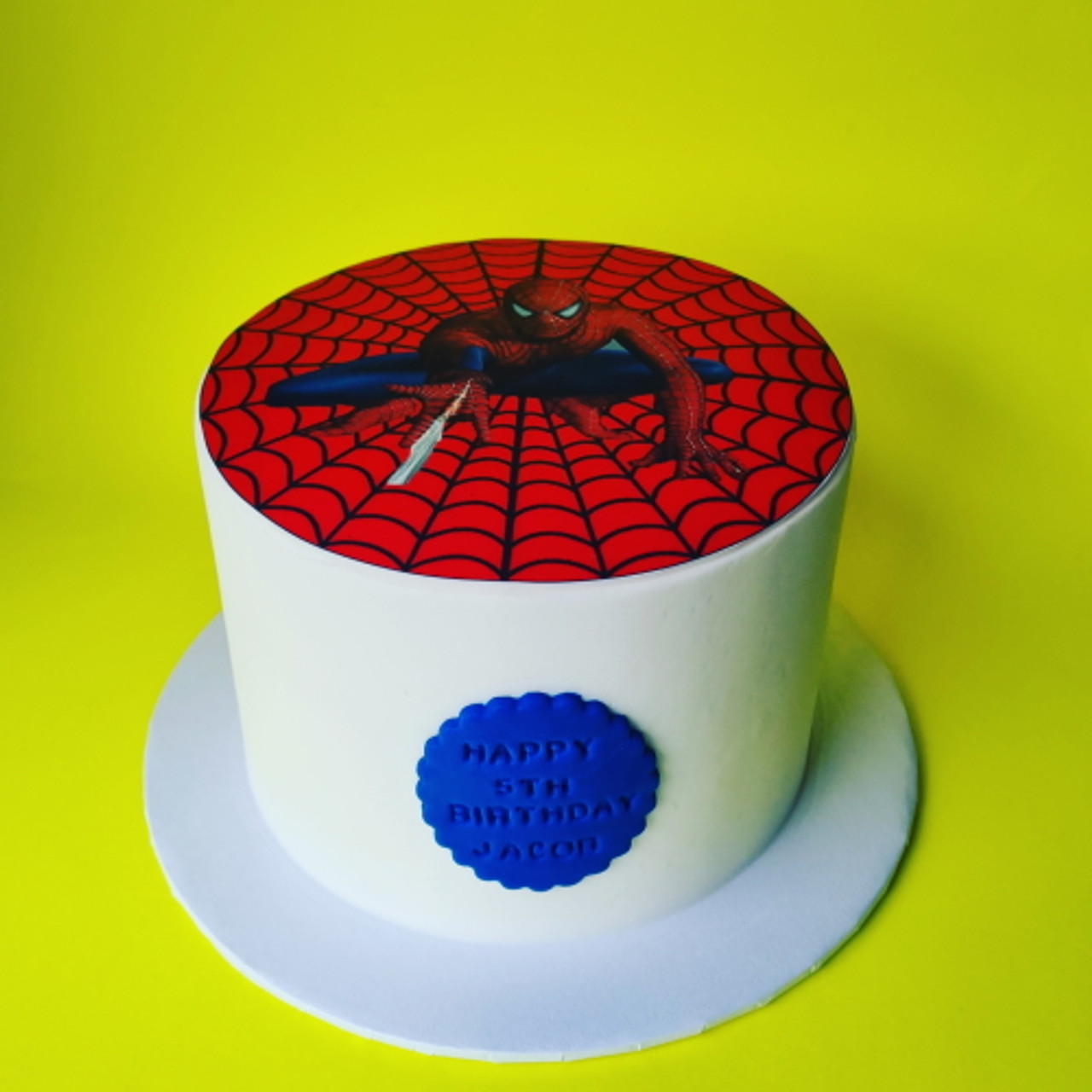 Spiderman 5Th Birthday Cake - CakeCentral.com