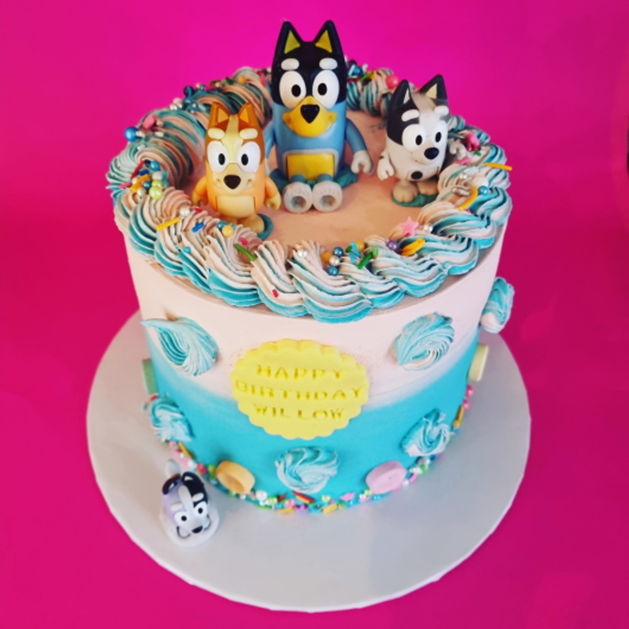 Bluey Cake topper | Birthday cake topper / Kids Cake topper 💙 –  AnasPartyPaper