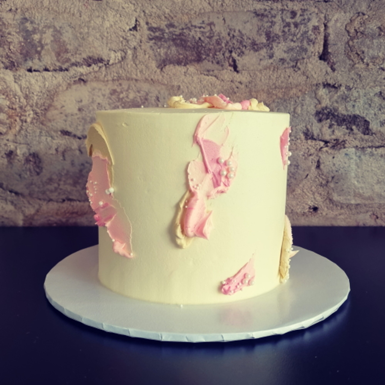 Buttercream Lace & Roses Communion Cake – Blue Sheep Bake Shop