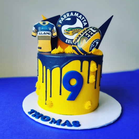 6" Parramatta Eels Cake
