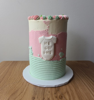 Gender Reveal Small Cake