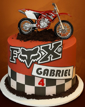 Fox racing dirt bike