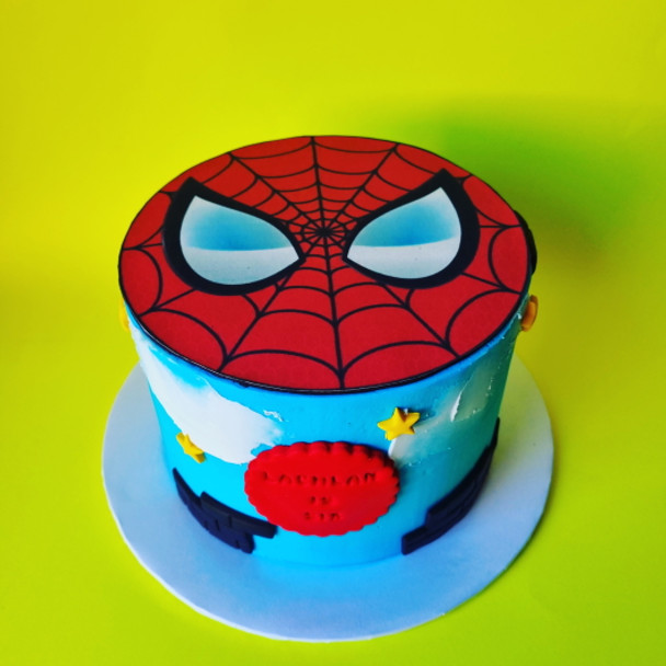 Spiderman Mask Cake 
