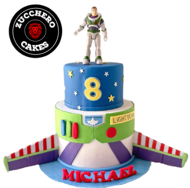 Buzz lightyear Two-tier Toystory Cake 