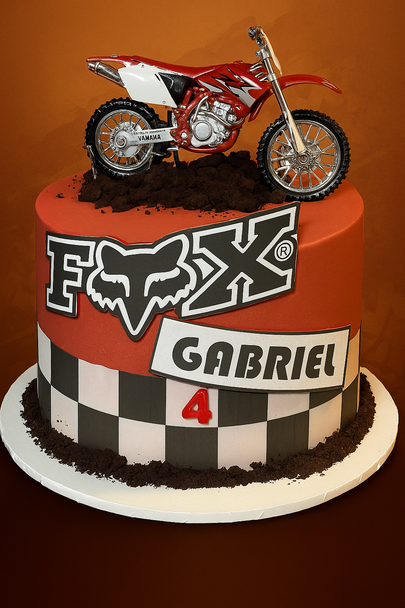 Fox racing dirt bike