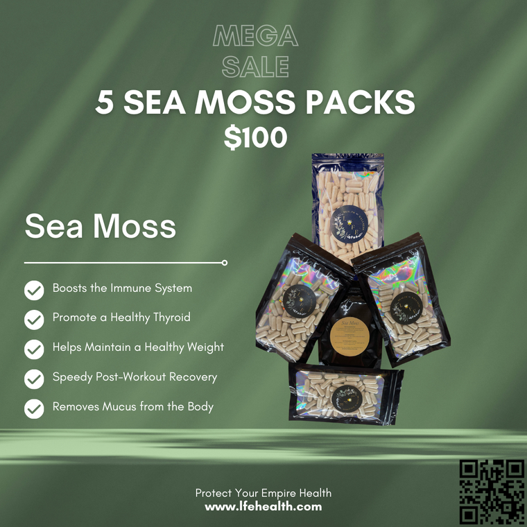 SEA MOSS 5 PACK SALE!