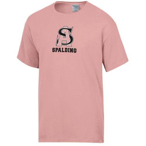 Pink Cotton Short Comfort Wash Sleeve Tee Cotton Candy Pink