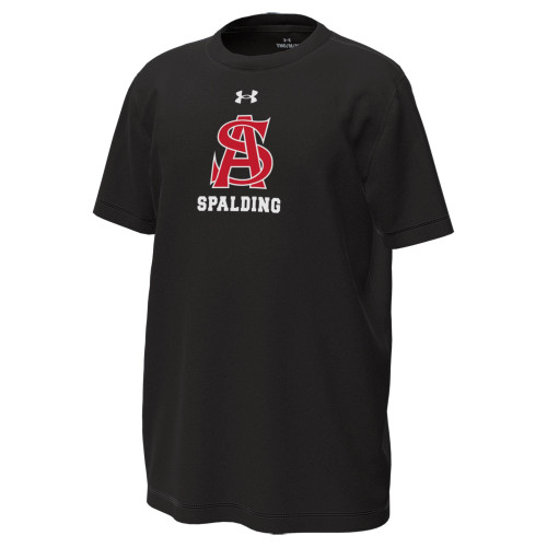 UA Youth Tech Tee Black UA Youth Tech Tee Black