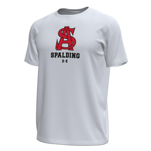 UA SS White AS Tee Shirt UA SS White AS Tee Shirt