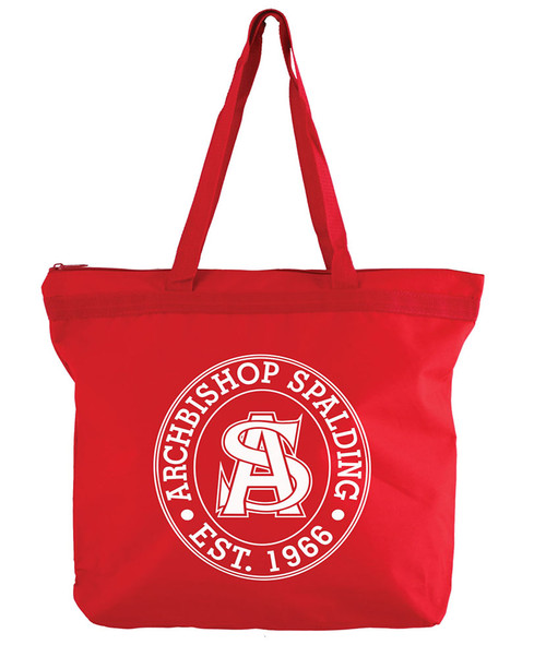 Spalding Reusable Red Tote