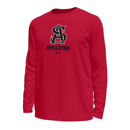 UA LS AS Red Tee