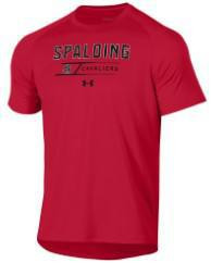UA SS Tech Tee Red Spalding 724