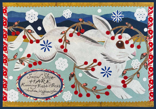 Snow Shoe Hare Card